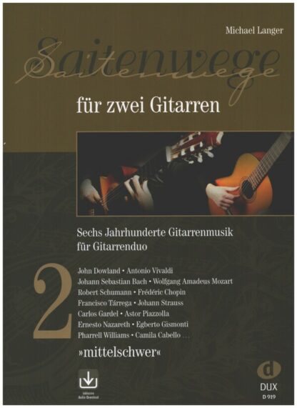 Saitenwege für 2 Gitarren Band 2 (+Online Audio)