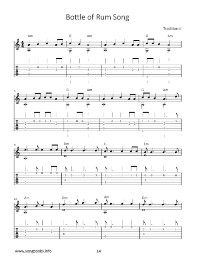 Guitar Arrangements – 30 Seemannslieder / Sea Shanties – eBook – Bild 4